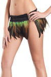 BW1000BL Turkey Exotic Feathers Skirt - Blue